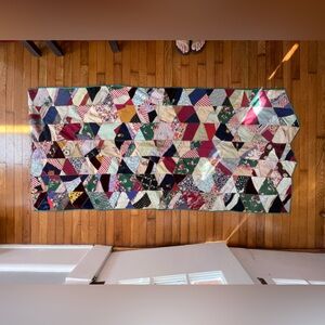 Vintage patchwork crazy grandma quilt